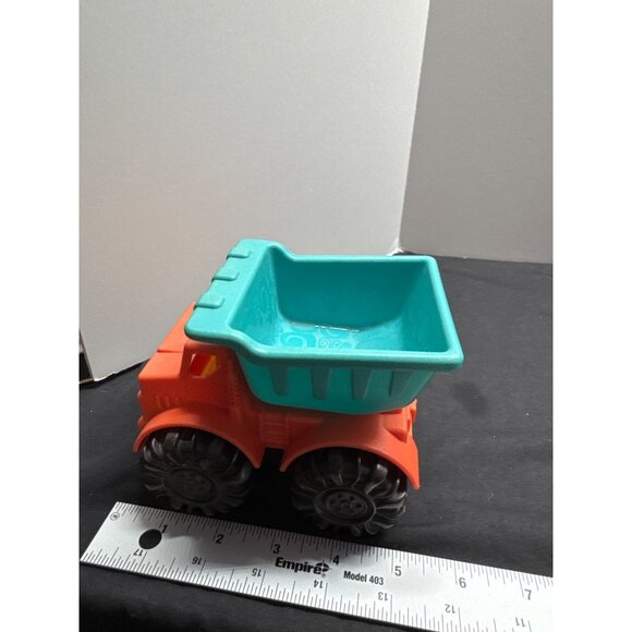 Battat Coastal Cruiser Sand Orange Blue Dump Truck Toy For Kids - Picture 7 of 9
